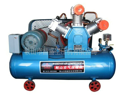 無油潤滑空壓機的工作原理。